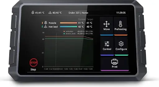 Creality Sonic Pad con Klipper Pantalla Creality Sonic Pad con firmware Klipper para mejorar el rendimiento de impresoras 3D