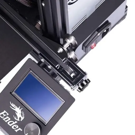 Tensor de correa para Ender 3 Tensor de correa instalado en impresora 3D Ender 3 para mejorar la tensión del eje