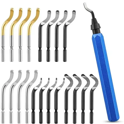 Cortador rebabador Herramienta manual diseñada para eliminar rebabas y bordes sobrantes en piezas impresas en 3D.