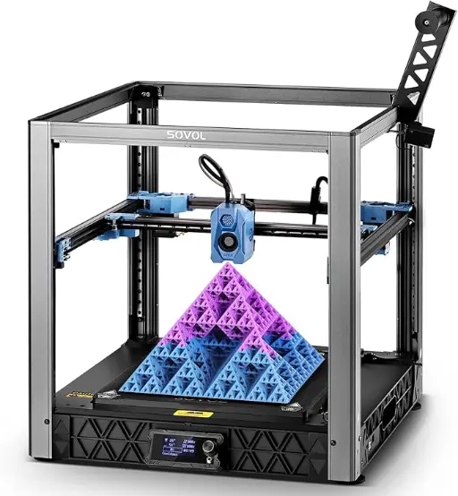 Sovol SV08 – Impresora 3D CoreXY de gran formato Impresora 3D Sovol SV08 con sistema CoreXY, extrusor directo y gran volumen de impresión. Ofrece alta velocidad y precisión, ideal para makers avanzados.